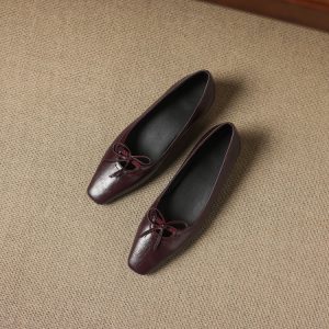 Fashion Flat Shoes with Square Toe and Breathable Design - Style q.html